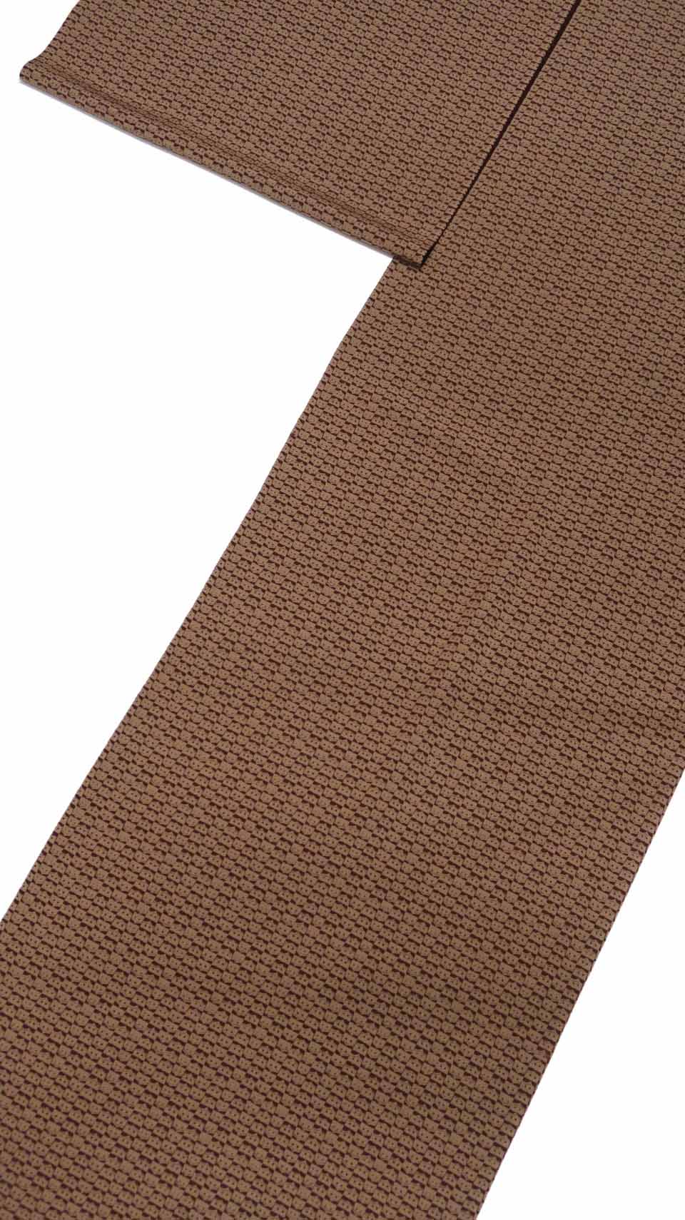 創作小紋（京友禅：落栗（おちぐり：わずかに赤味の茶色）：京傳文様：児びたい）