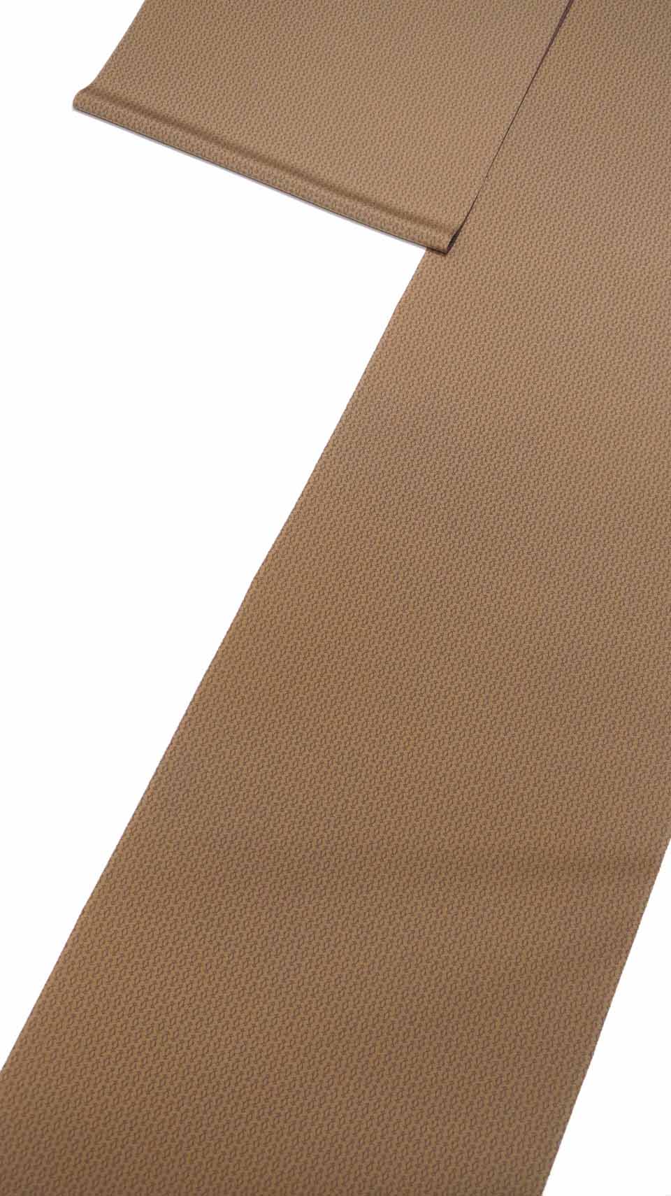 創作小紋（京友禅：丁子茶（ちょうじちゃ）：北斎文様：文の字繋ぎ）