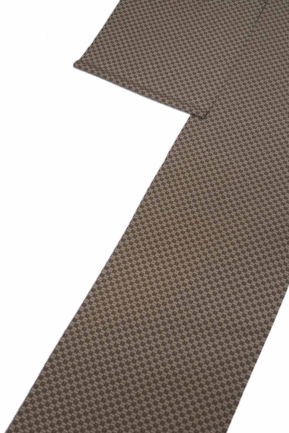 創作小紋（京友禅：文人茶（ぶんじんちゃ）：鰻つなぎ「山東京傳」（小紋雅話））