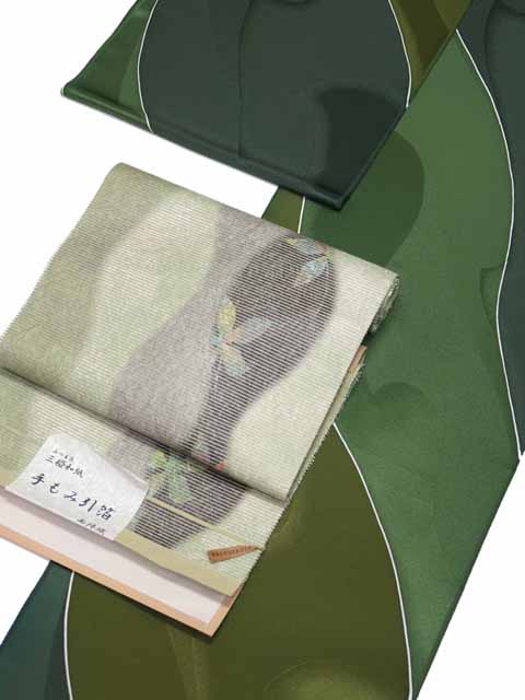 着尺に帯を合わせたり長着にしたイメージ