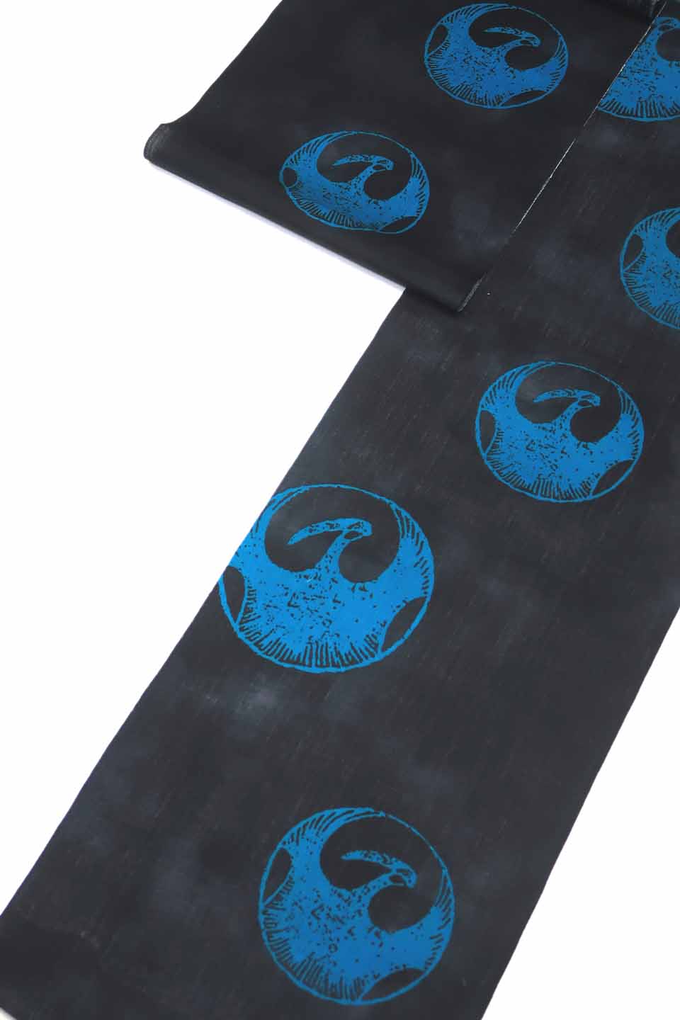 染め浴衣（京友禅「山東京傳」図案復刻版：霞漆：本田鶴）