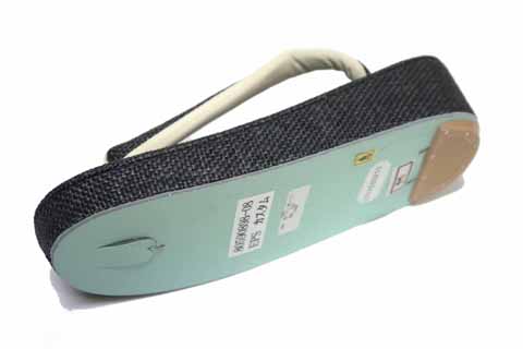 夏用草履（パナマ柄）底部分の拡大図