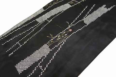 夏絽付下の拡大図