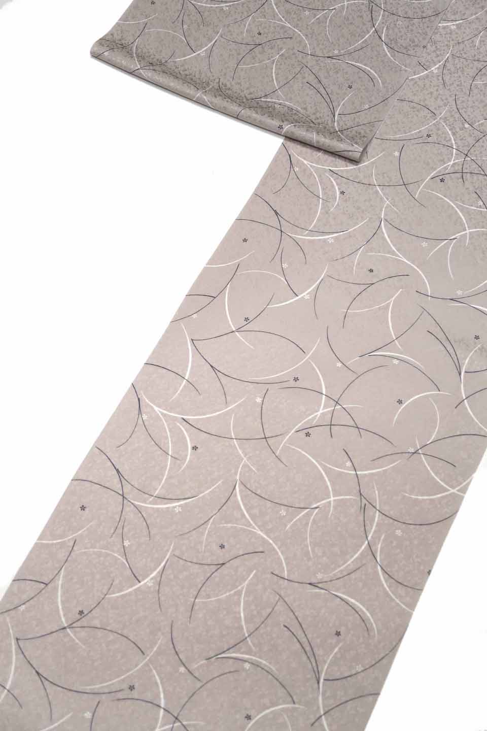 加工着尺（京友禅：薄梅鼠：流線草木文）