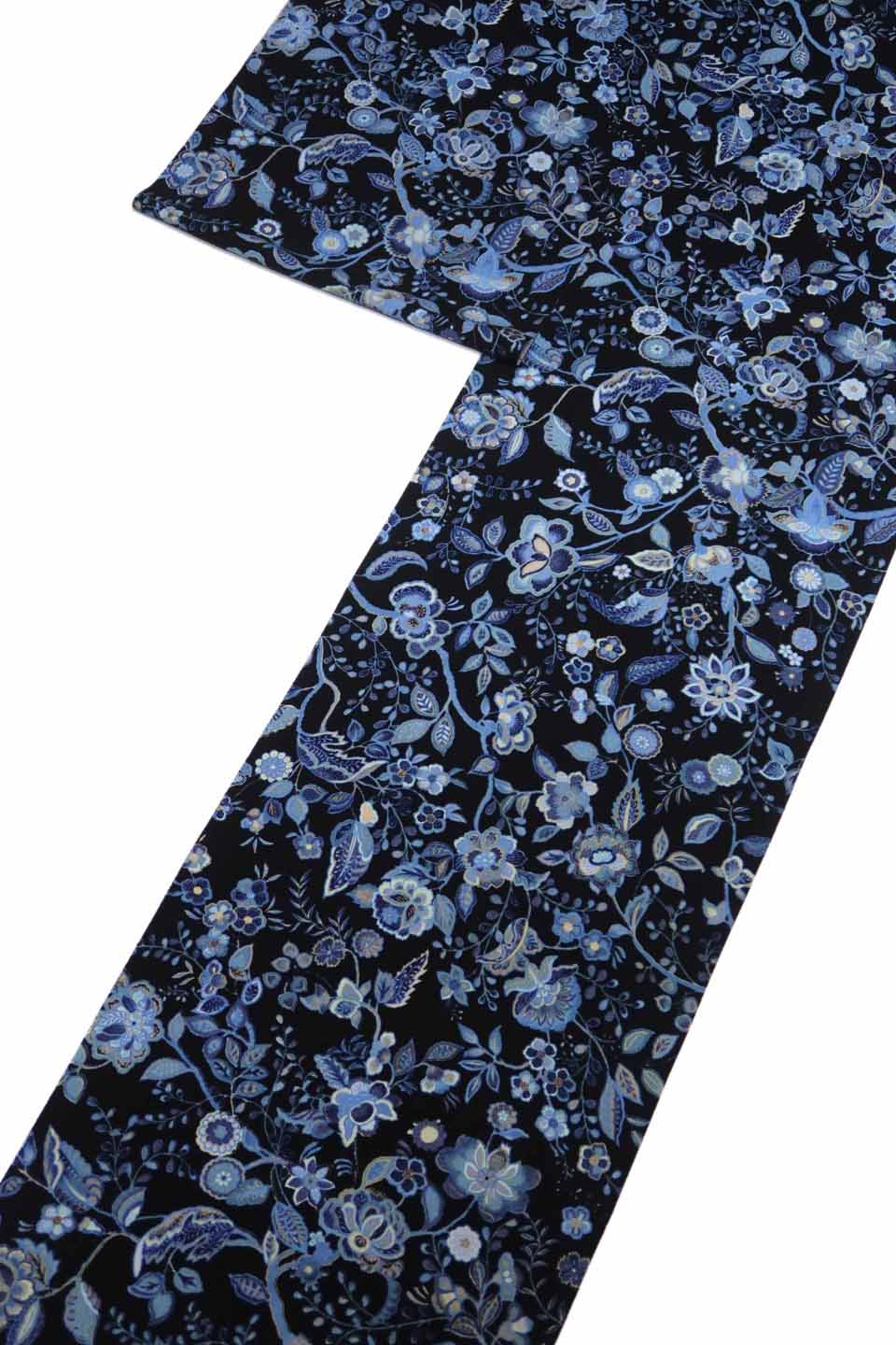 加工着尺（京友禅：濃藍：更紗）