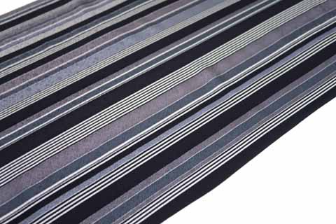 大小矢鱈縞の着物に合わせる帯