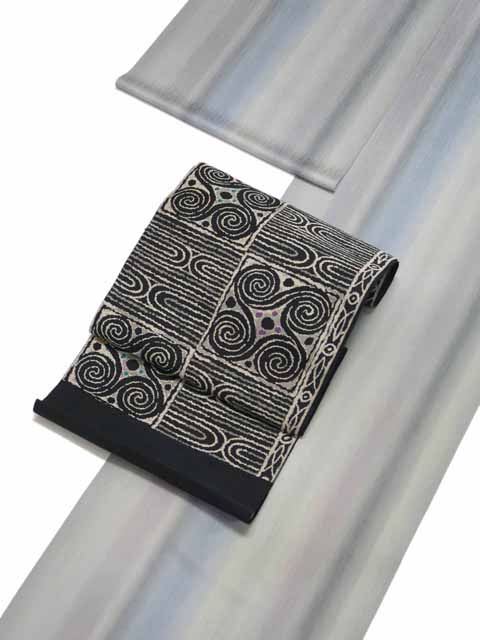 暈し縞のラベル