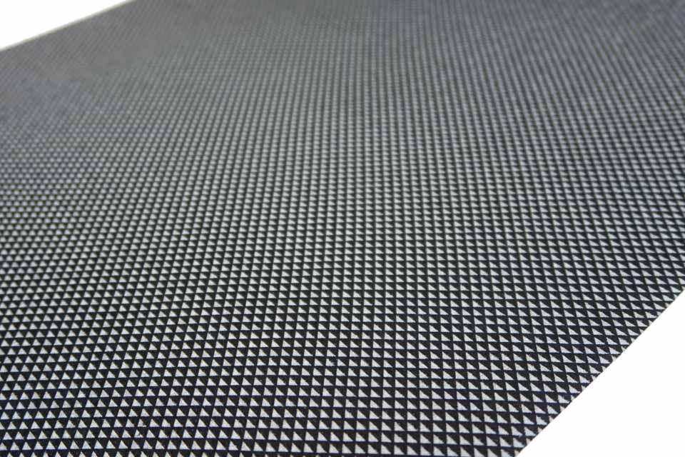 江戸小紋（京友禅：黒／銀鼠：鱗）