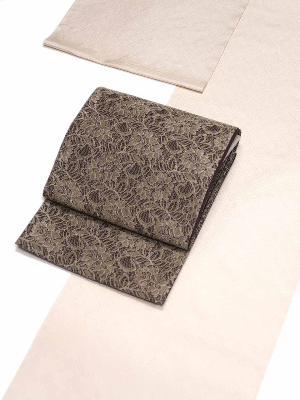 大島花織（本場大島：薄香：花織文様）