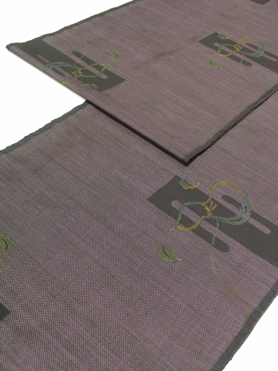 大島（泥大島：泥に赤紫：瓢箪と霞）