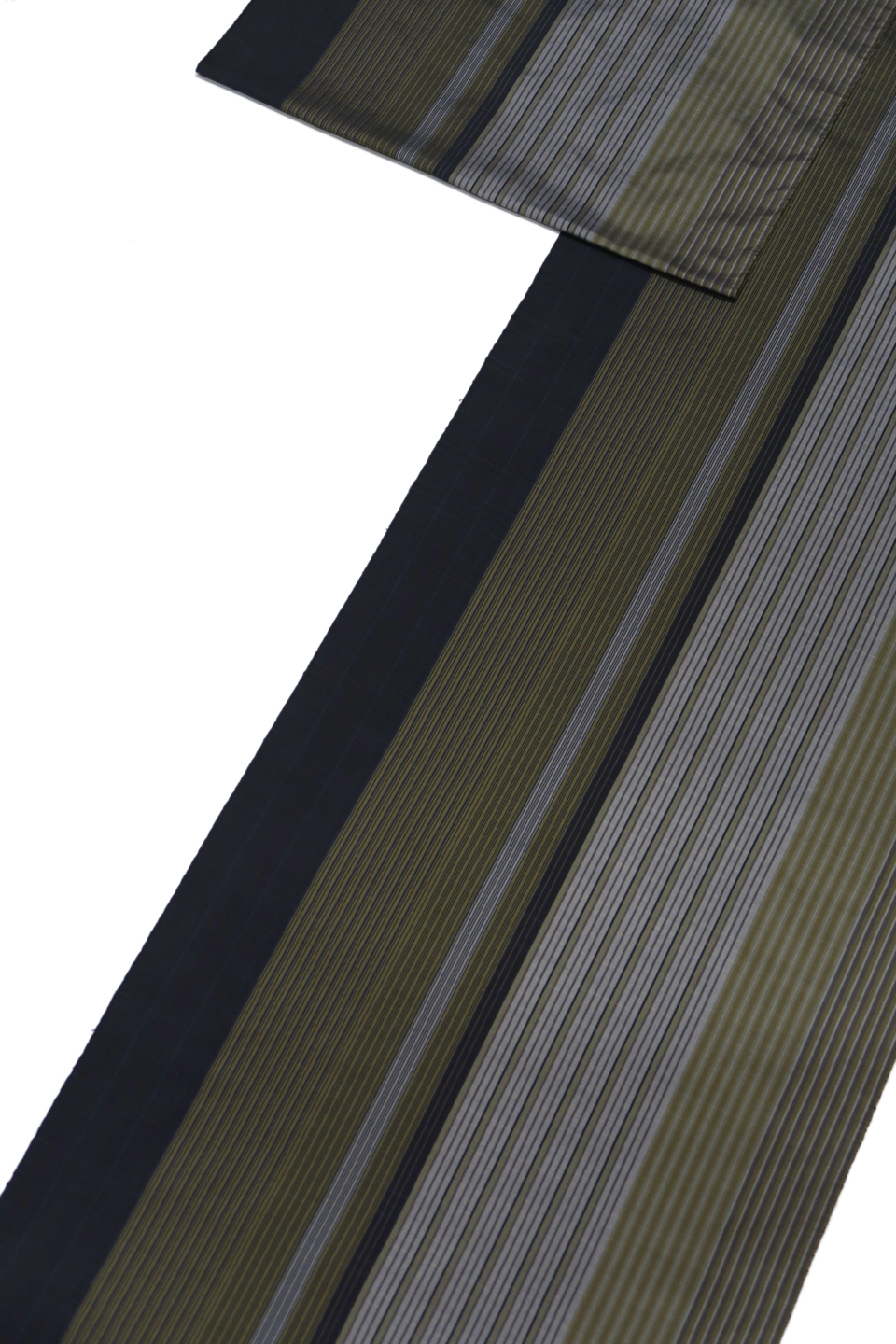 大島（本場大島：鶯茶、藍鼠：大小縞）