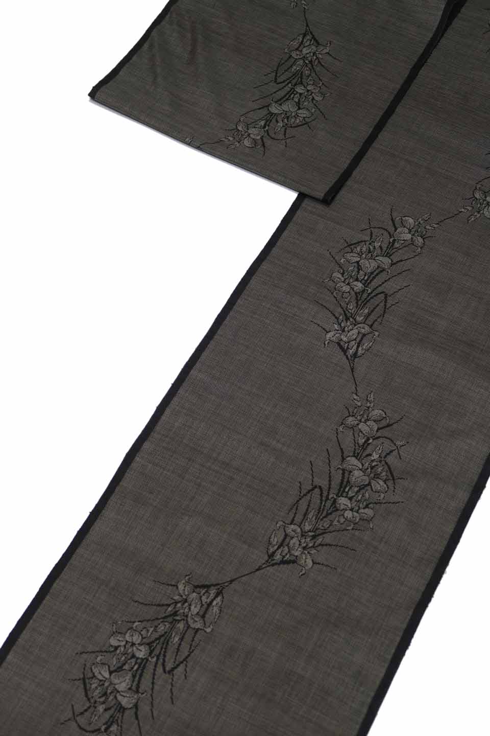 大島（茶泥大島：茶鼠：菖蒲文）