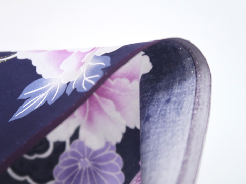 浴衣（石楠花、桜、菊、蝶）の生地の拡大図