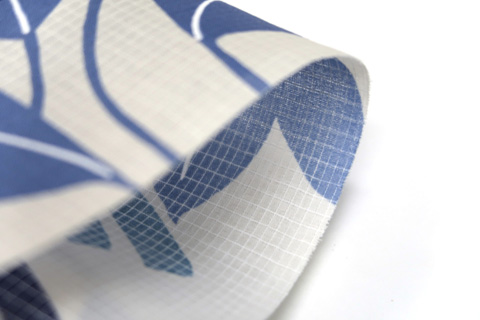 浴衣（抽象柄の桜）の生地の拡大図