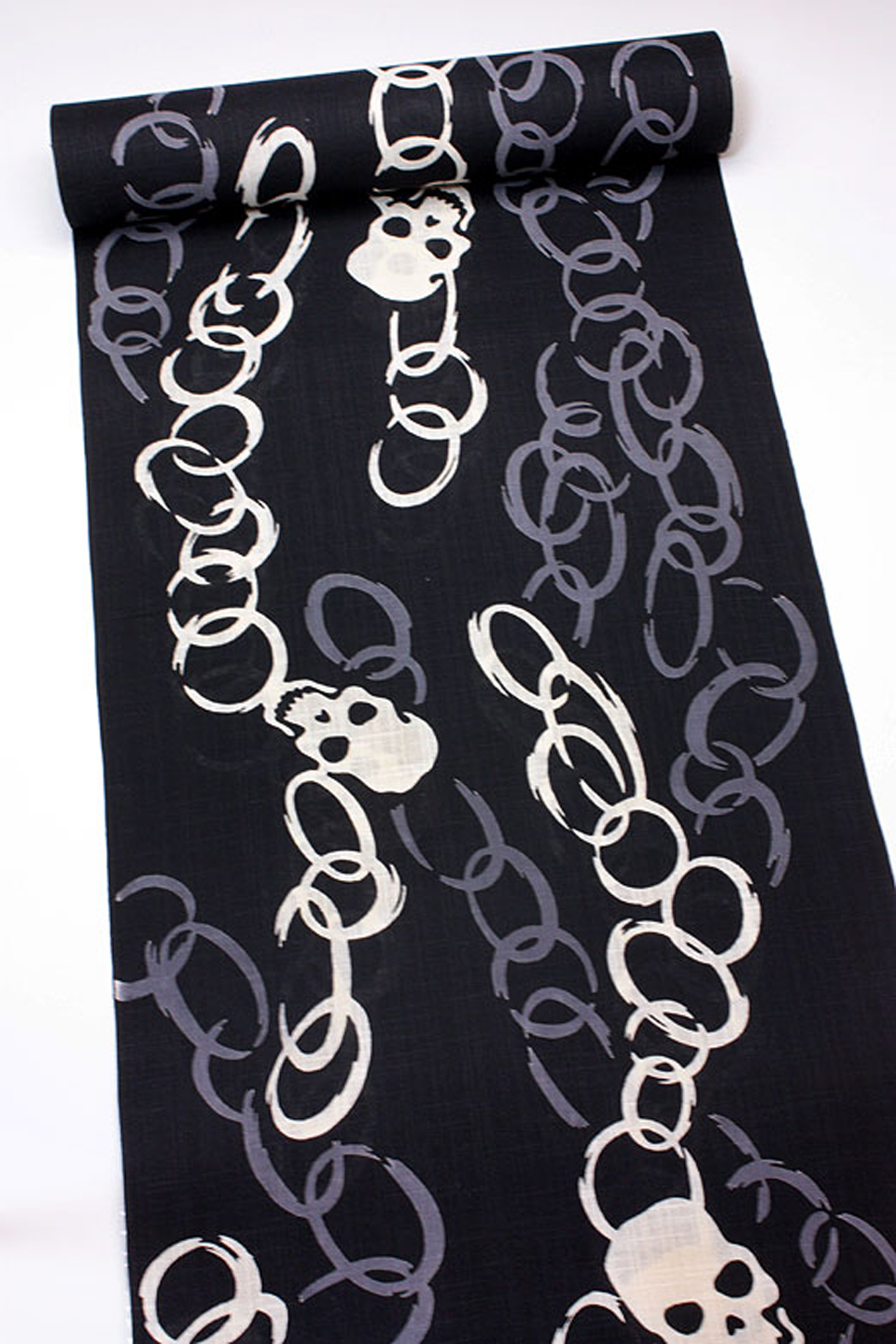 浴衣（kansai：黒：髑髏）