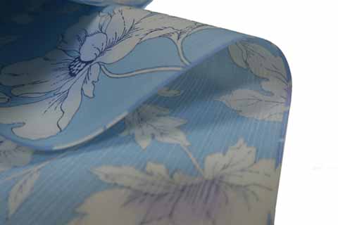 浴衣（石楠花文）の生地の拡大図