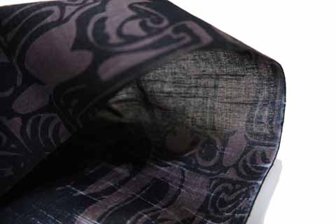 浴衣（縄文）の生地の拡大図