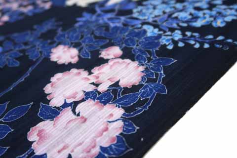 浴衣（花丸文）の拡大図