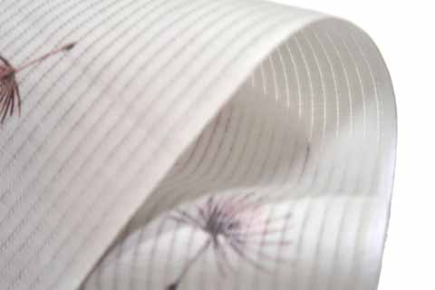 浴衣（蒲公英文）の生地の拡大図