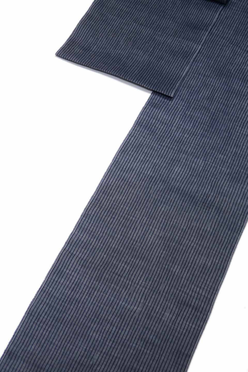 近江縮み（近江蒟蒻上布：濃紺鼠：大名縞）