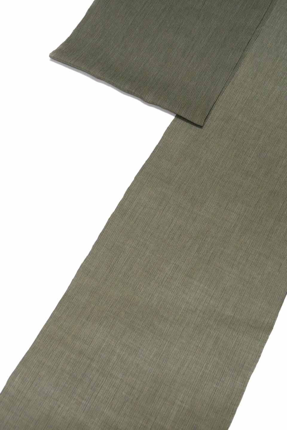 小千谷縮み（経絣：柳鼠：微塵縞）