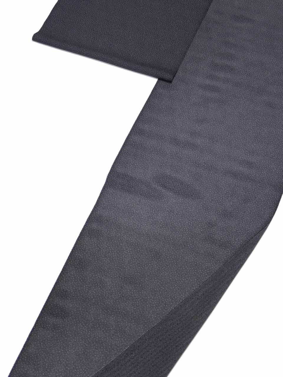 絽江戸小紋（両面染め：墨色：霰と木賊縞）