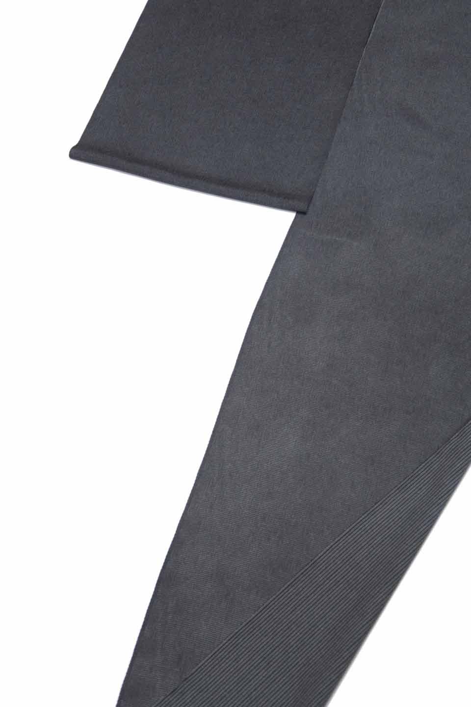 絽江戸小紋（両面染め：墨色：鮫と子持ち縞）