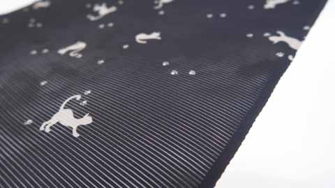 絽小紋の拡大図