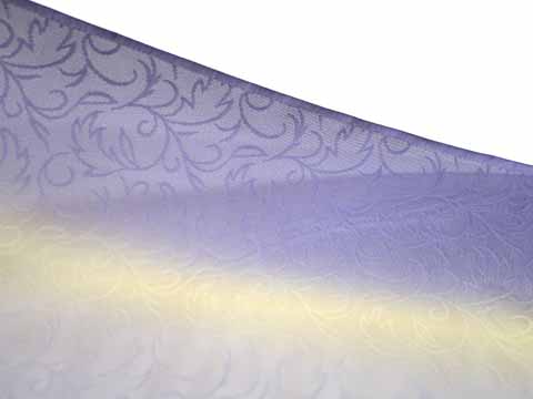 紗着尺の生地の拡大図