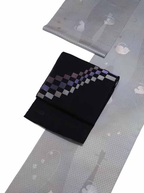 紋紗着尺に合わせる帯