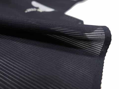 絽小紋の生地の拡大図