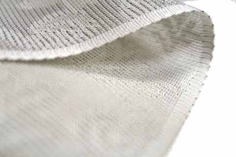 夏御召の生地の拡大図