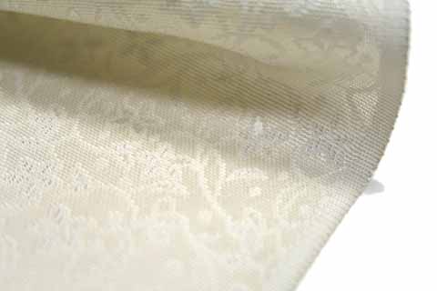 夏御召の生地の拡大図