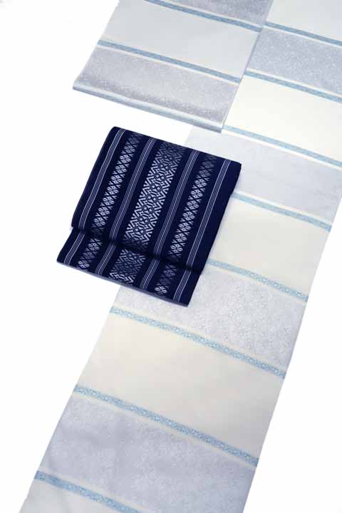 夏御召に合わせる帯