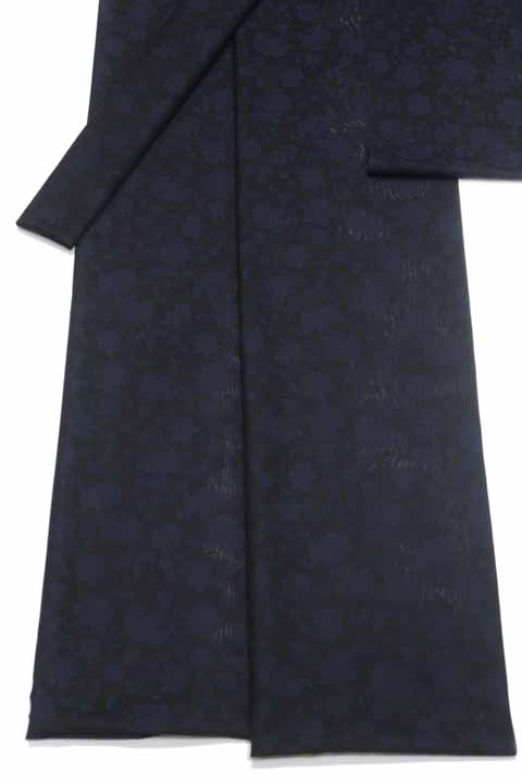 夏御召で作るきもの衿コート