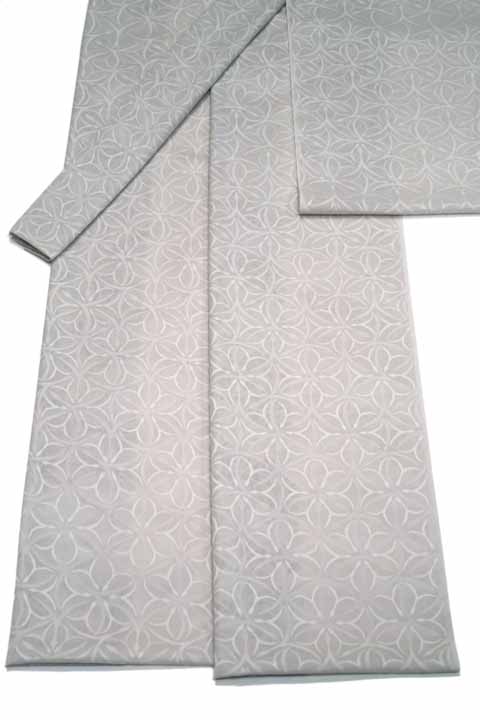 夏御召で作るきもの衿コート