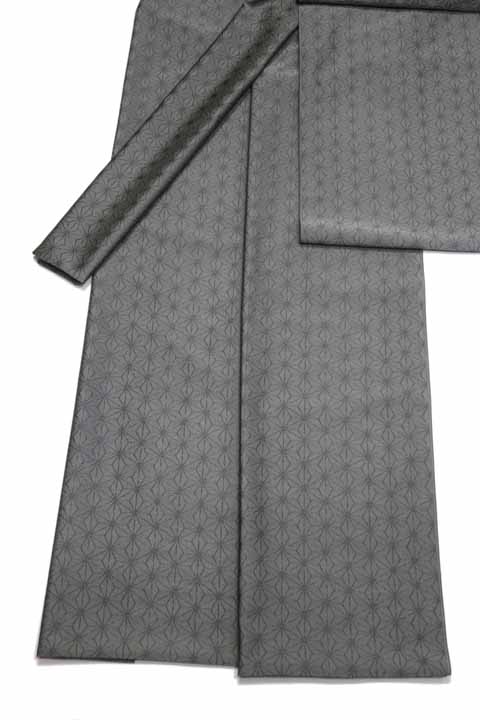 夏御召で作るきもの衿コート