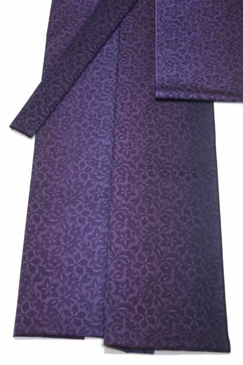 夏御召で作るきもの衿コート