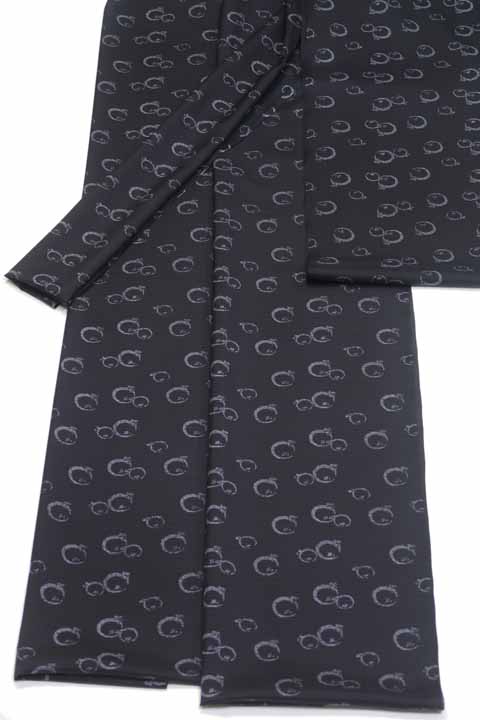 夏大島で作るきもの衿コート