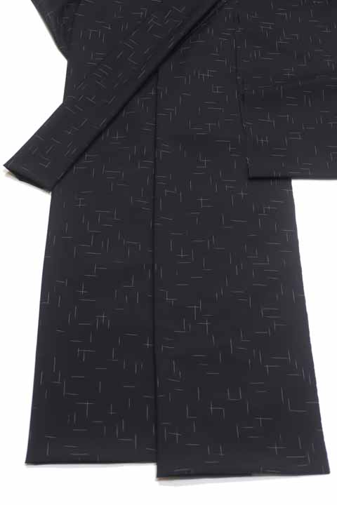 夏大島で作るきもの衿コート